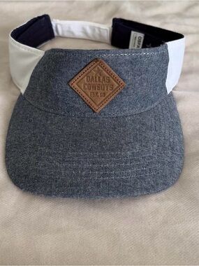 NFL Dallas Cowboys Black Visor with Team Patch